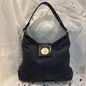 Kate Spade Vintage “Small Tess” Black Leather Hand Bag from Andover Collection